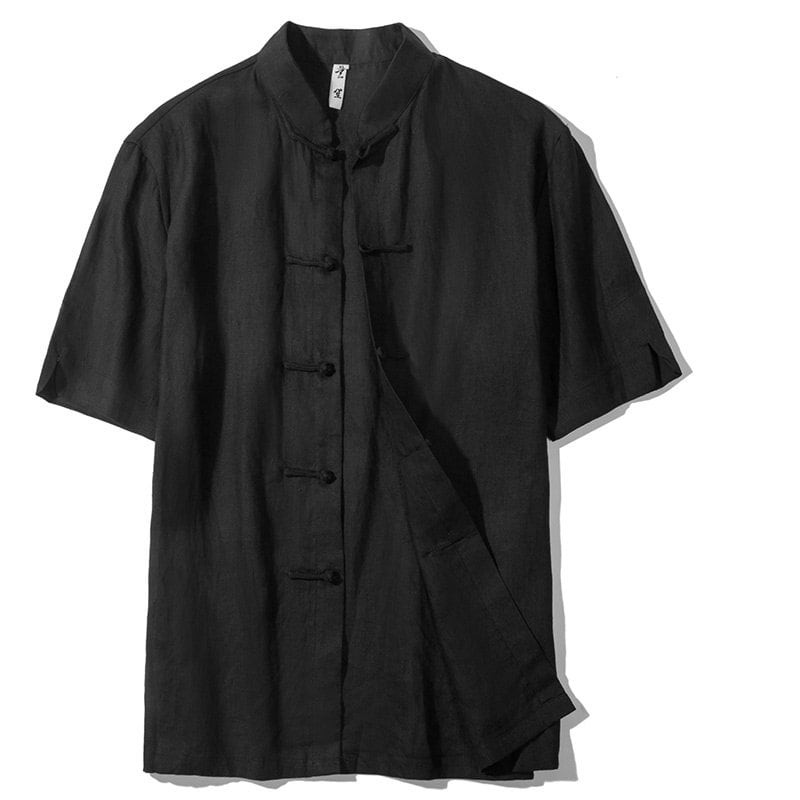 チャイナ服 メンズ 男性用 チャイナシャツ 半袖 カンフー服 カジュアル 