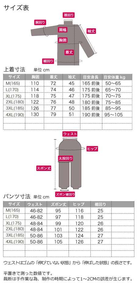 サイズスペック
