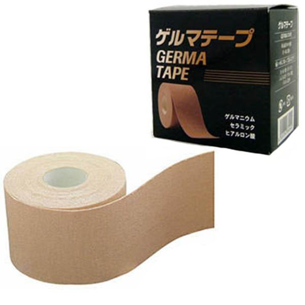 ゲルマテープ テーピング ゲルマニウム 遠赤外線 マイナスイオン かぶれにくい 日本製 ヒアルロン酸 保湿｜chinatea