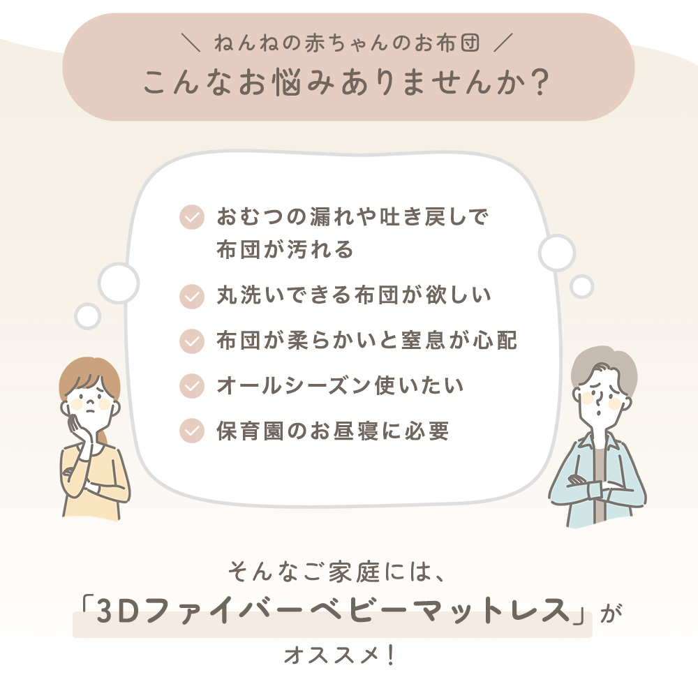 ベビーマット ベビーマットレス 洗える ベッド...の詳細画像2