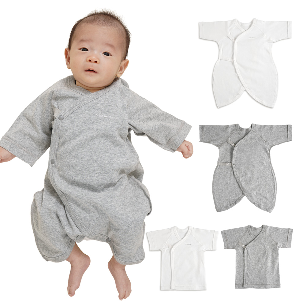 ちゃいなび（CHINAVI） 新生児 肌着 新生児肌着 4枚セット コンビ肌着