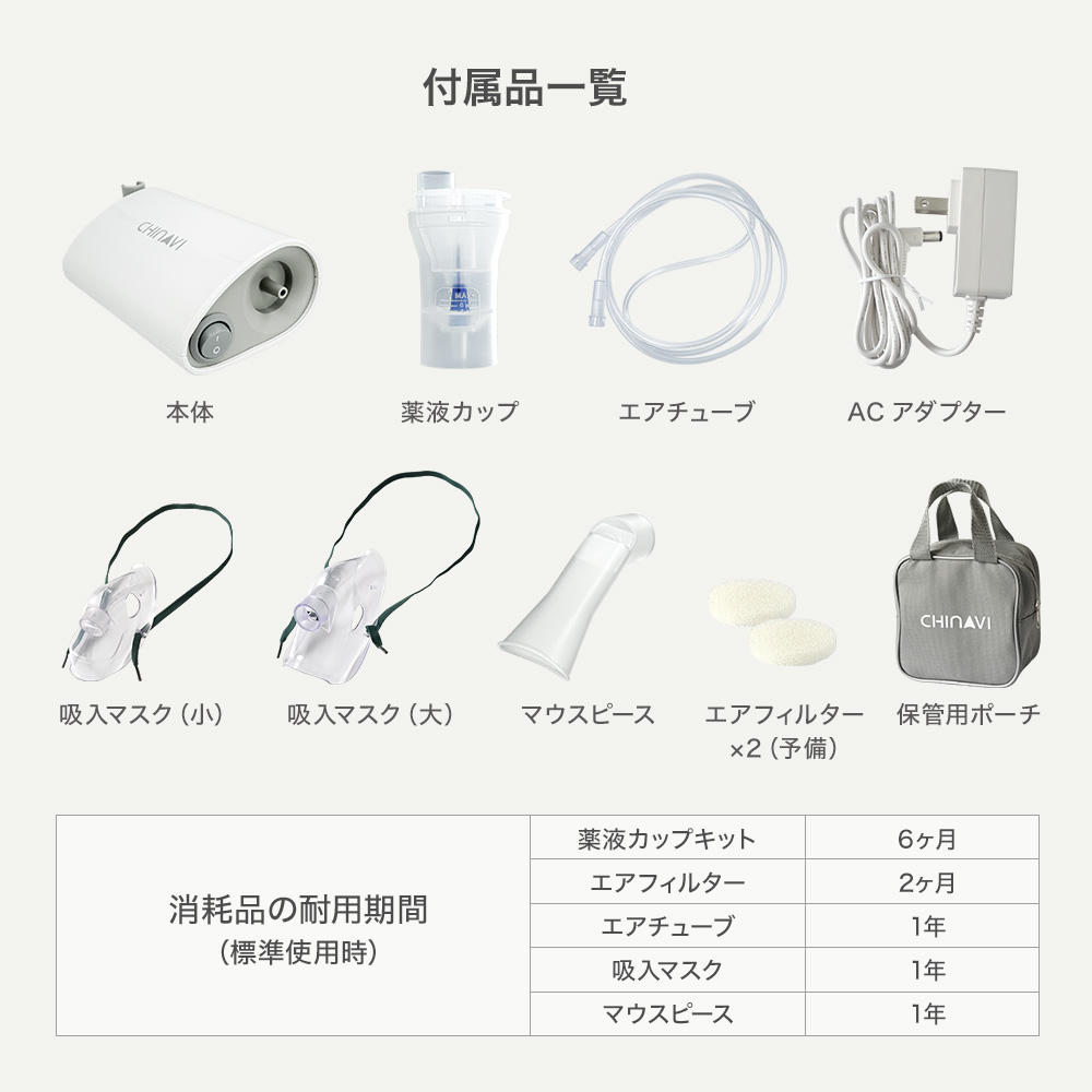 コンプレッサー式ネブライザ SH-D1