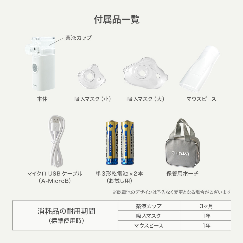 メッシュ式ネブライザ SH-M11