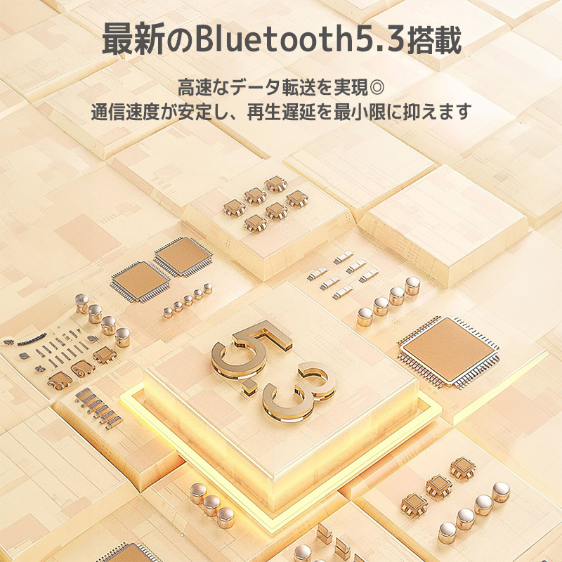 ワイヤレスヘッドホン ノイズキャンセリング Bluetooth5.3