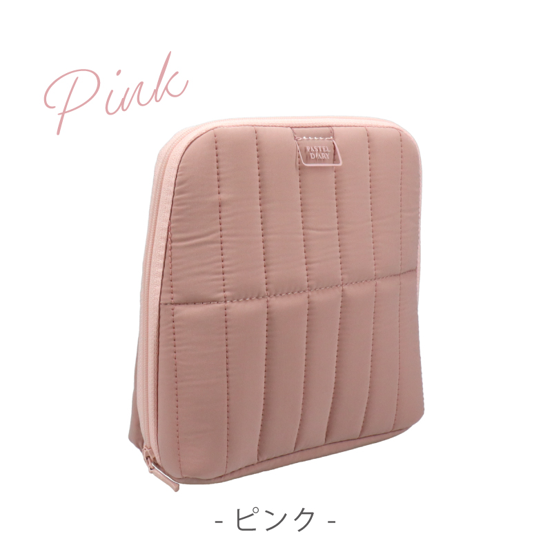 化粧ポーチ 自立 縦型 メイクポーチ コスメポーチ 大容量 仕切り付き トラベルポーチ 旅行 キルティング くすみカラー deli |  | 17