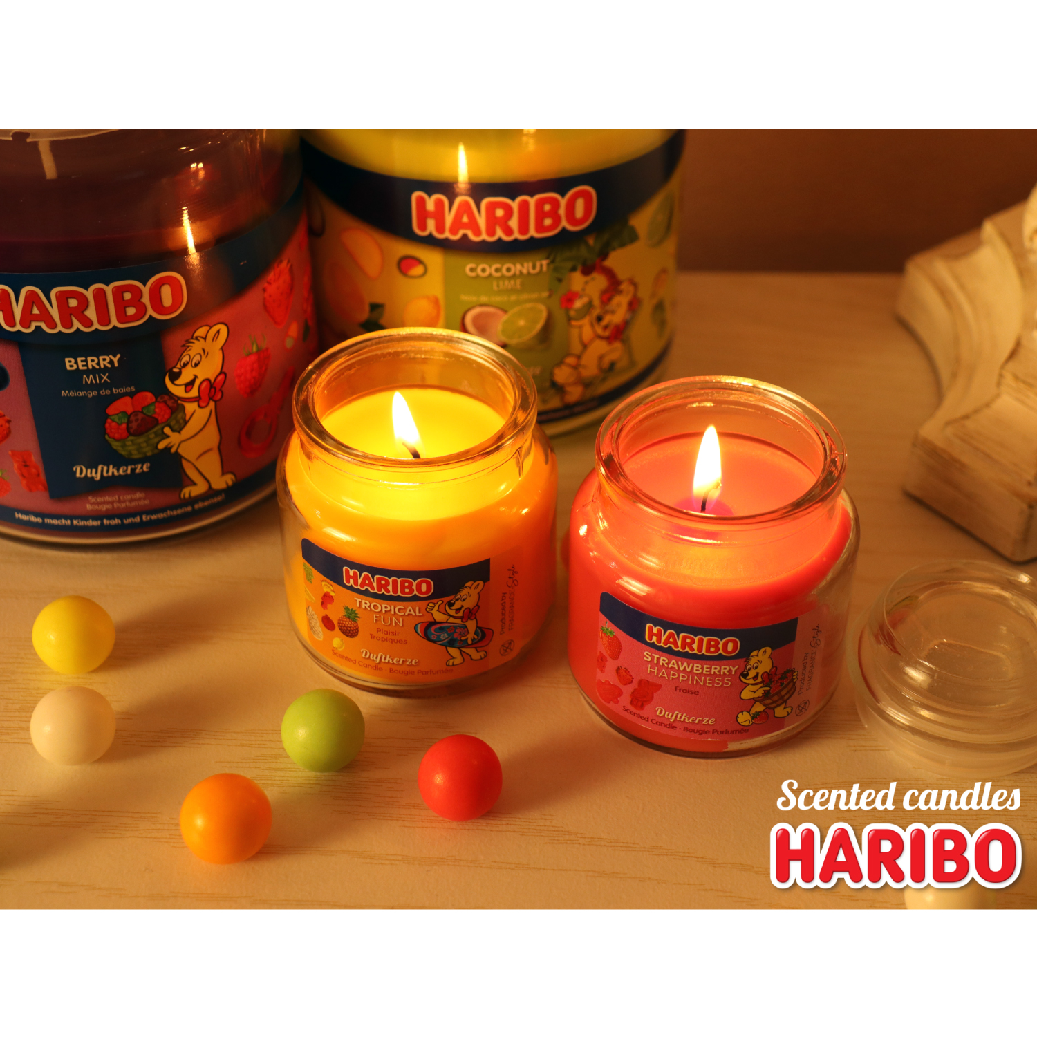 ハリボーキャンドル HARIBO Candle アロマキャンドル 3個入ったセレクトセットギフト 燃焼時間は約12〜20時間 ギフト |  | 17
