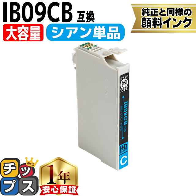 インクのチップス IB09CB エプソン プリンターインク 顔料 IB09 互換