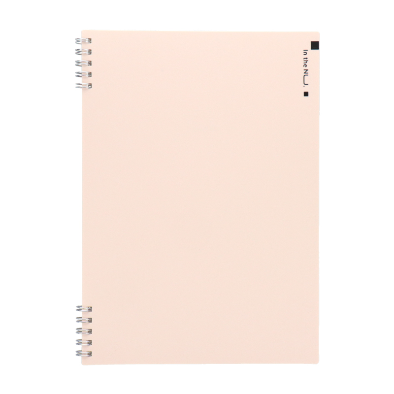 リングノート A5 60枚 罫線が8mm幅 U罫 くすみカラーがかわいい おしゃれ  広くて書きやすい deli | インクのチップス | 01