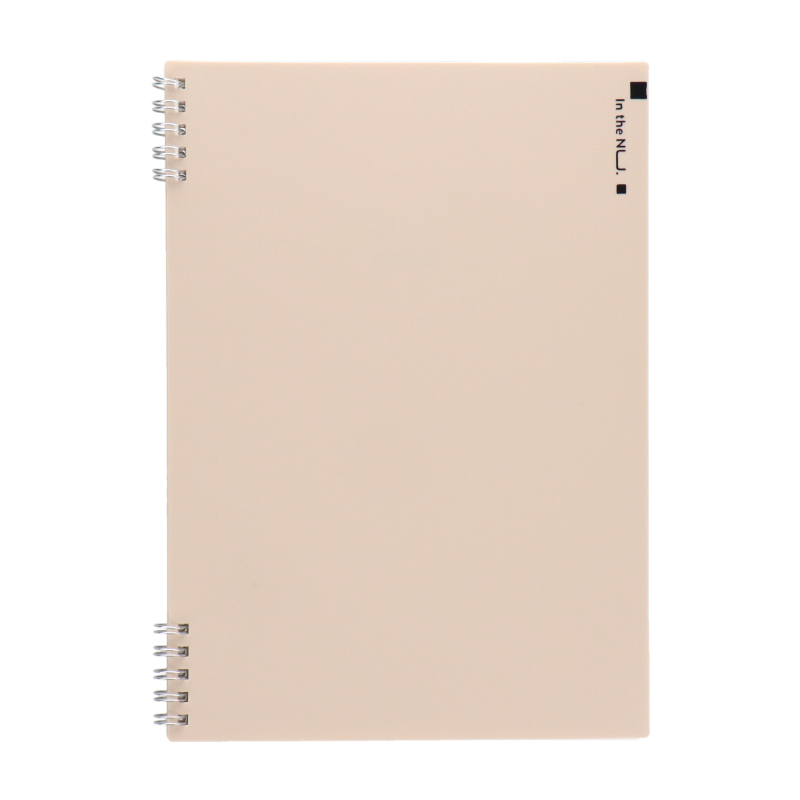 リングノート B5 60枚 罫線が8mm幅 U罫 くすみカラーがかわいい おしゃれ  広くて書きやすい deli | インクのチップス | 04