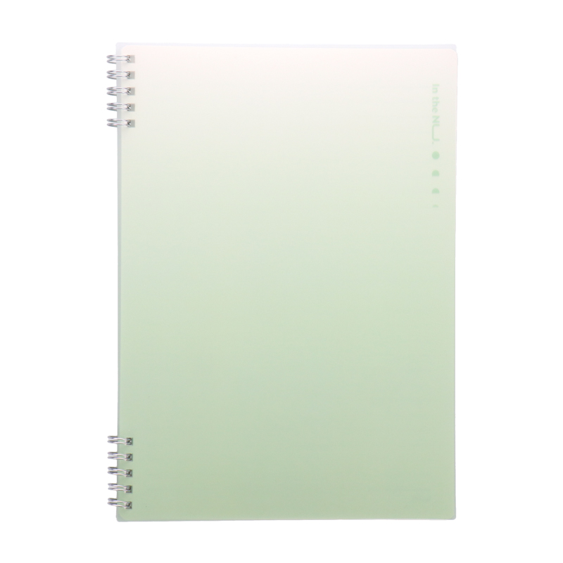 リングノート A5 60枚 4色 おしゃれ グリーン パープル イエロー ピンク シンプルなデザイン Nusign deli | インクのチップス | 04