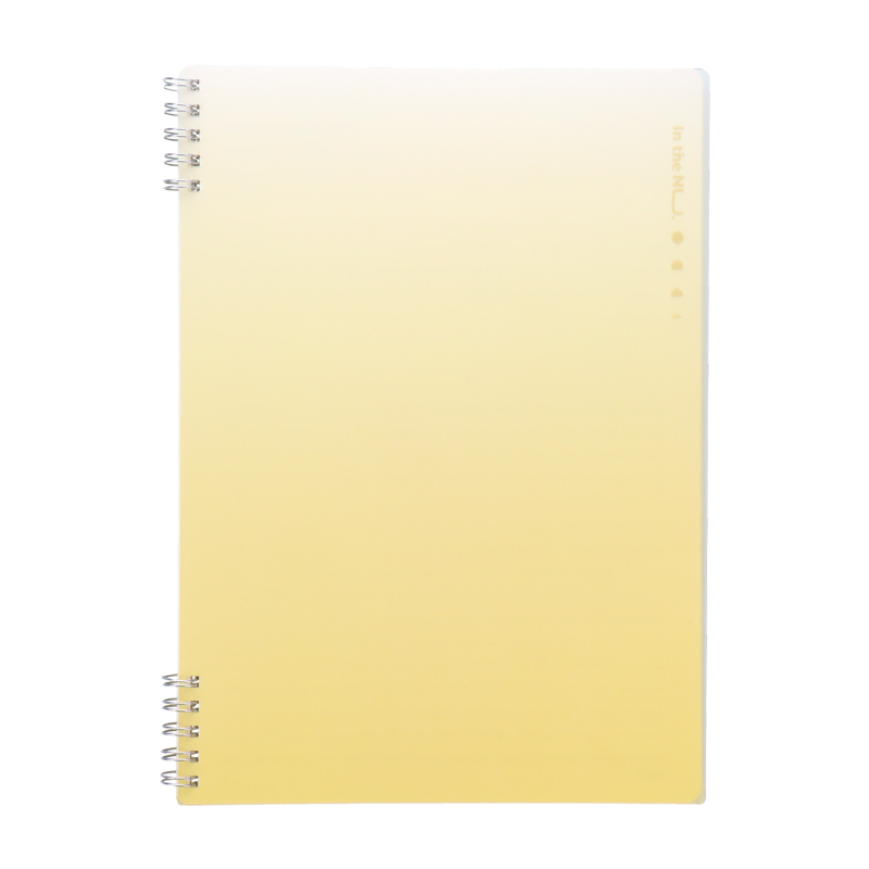 リングノート A5 60枚 4色 おしゃれ グリーン パープル イエロー ピンク シンプルなデザイン Nusign deli | インクのチップス | 01