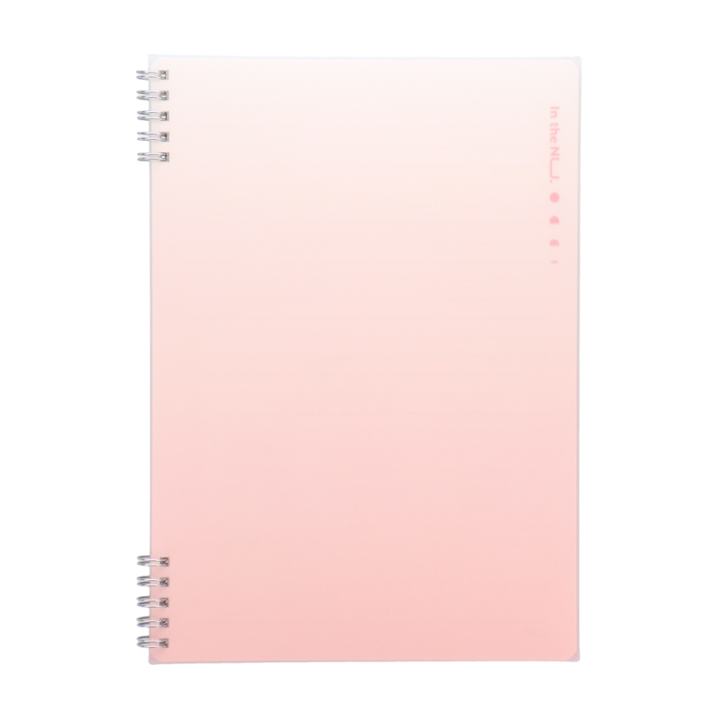 リングノート B5 60枚 4色 おしゃれ グリーン パープル イエロー ピンク シンプルなデザイン Nusign deli | インクのチップス | 03