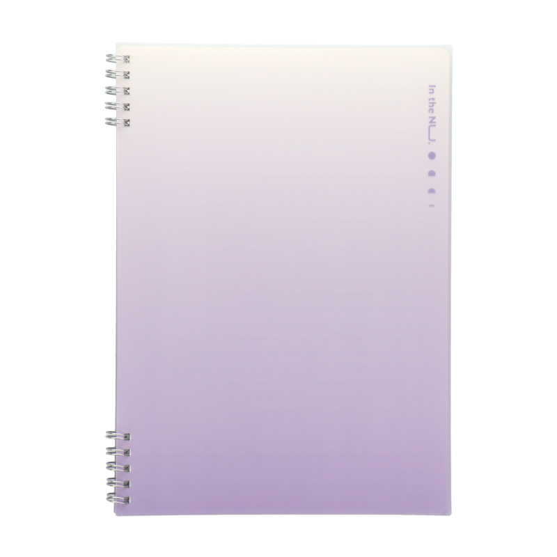 リングノート B5 60枚 4色 おしゃれ グリーン パープル イエロー ピンク シンプルなデザイン Nusign deli | インクのチップス | 02