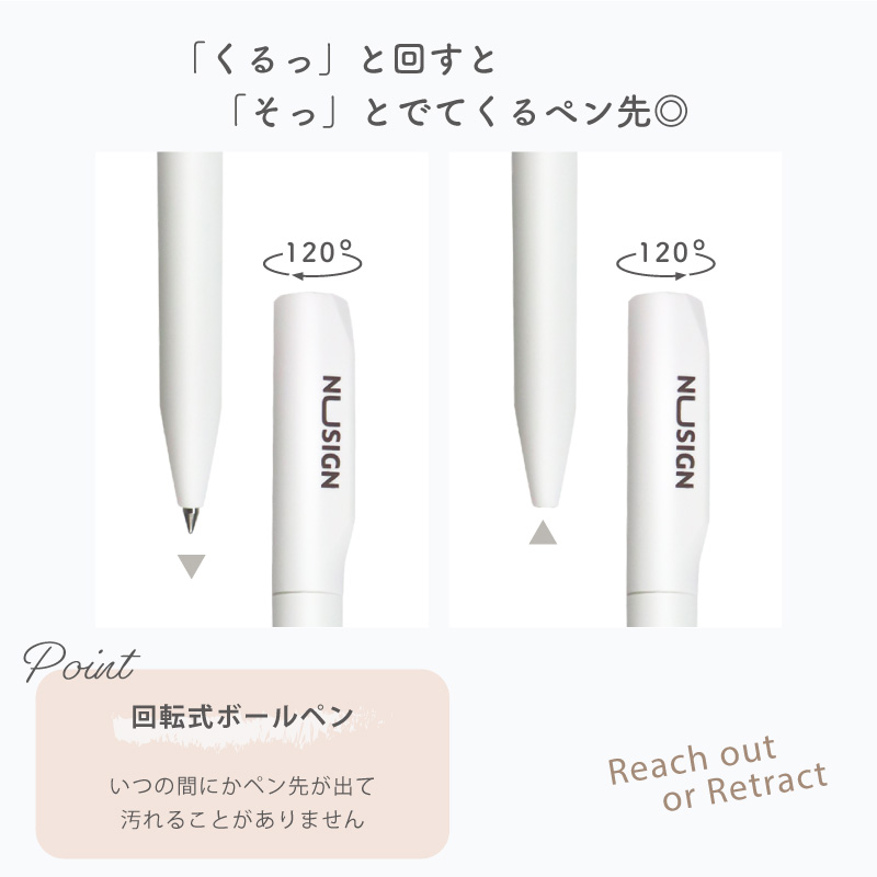 ジェルインクボールペン Gel Pen 黒インク 0.5mm 滑らかな書き心地 文具 deli Nusign | インクのチップス | 06