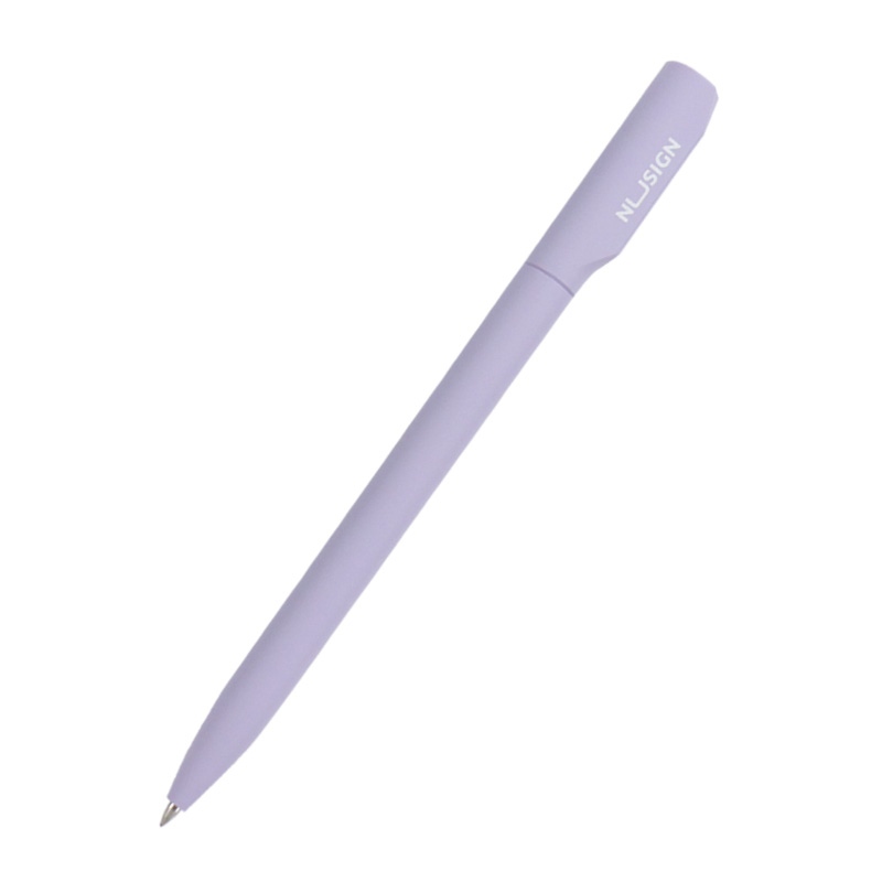 ジェルインクボールペン Gel Pen 黒インク 0.5mm（アイボリー、ピンク、ブルー、グリーン、パープル） 滑らかな書き心地 文具 deli Nusign | インクのチップス | 01