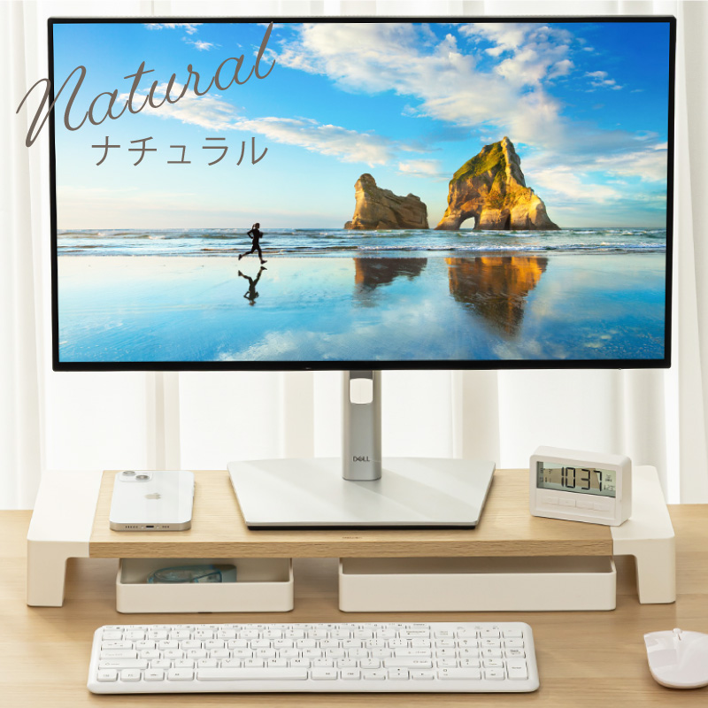 モニター台 パソコン台 モニタースタンド 卓上 pcモニター台 pc台 ディスプレイ台 机上 おしゃれ deli | インクのチップス | 09