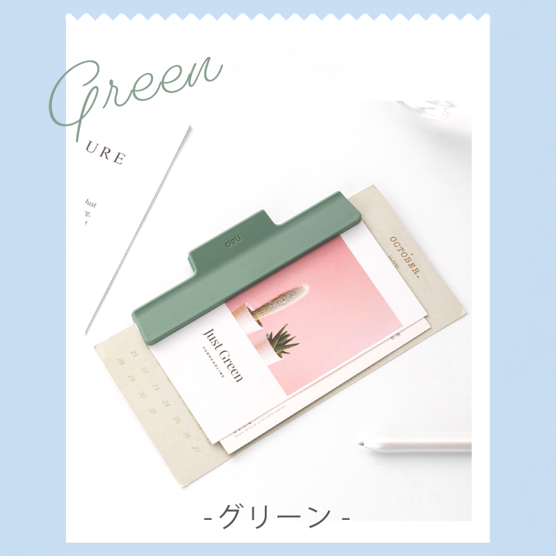 多機能クリップ(大) くすみカラー ステーショナリー 文具 メモクリップ 文房具 Nusign deli | インクのチップス | 06