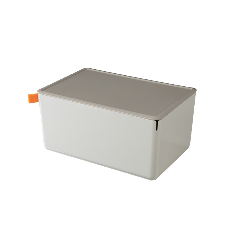 収納ボックス 小物 北欧 フタ付き 収納ケース おしゃれ 整理箱 キッチン 小物 洗面所 子供部屋 タオル 収納 ワイド（深） 幅31.7×奥行21.2×高さ15.3（cm） |  | 02