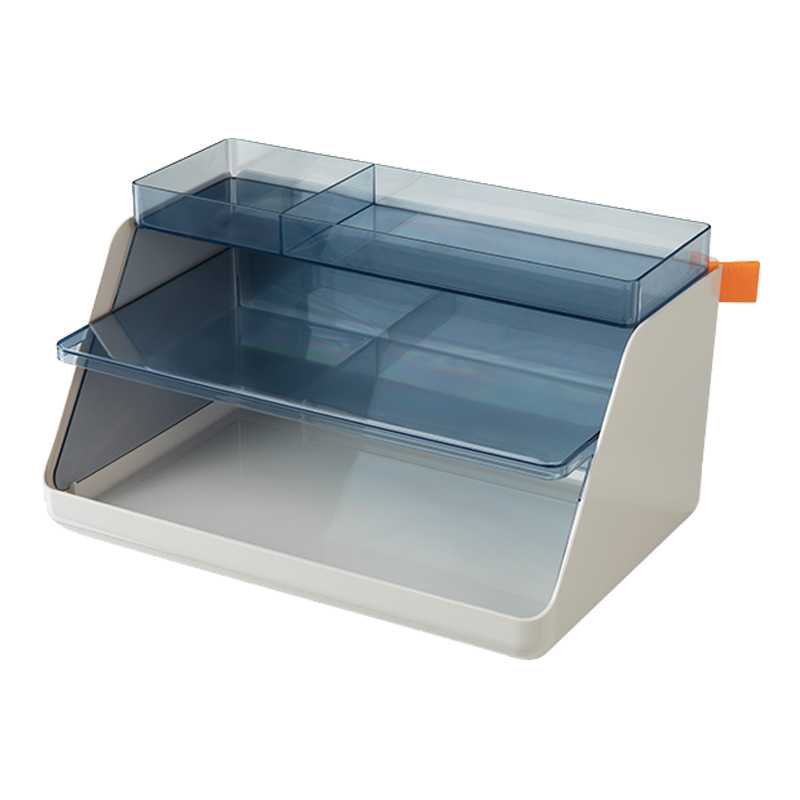 収納ボックス 小物 デスクオーガナイザー 収納ケース 北欧 おしゃれ 整理箱 卓上収納 小物 約 幅31.5×奥行20.7×高さ17（cm） |  | 01