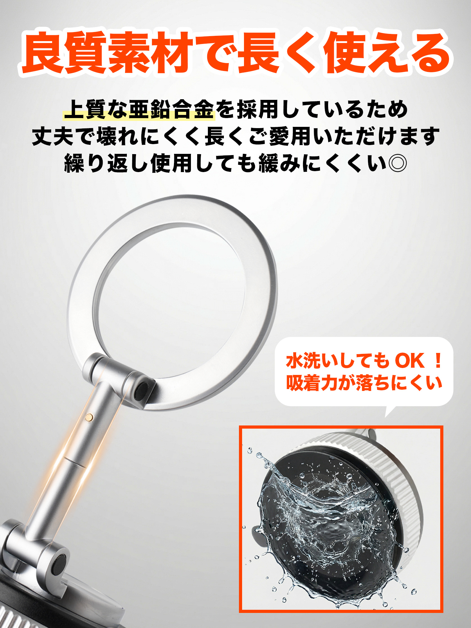 スマホホルダー 車 magsafe 車載ホルダー スマホスタンド 車 マグセーフ 車載 角度調節 マグネット吸着 真空式吸着 2WAY ZZ-104 |  | 11