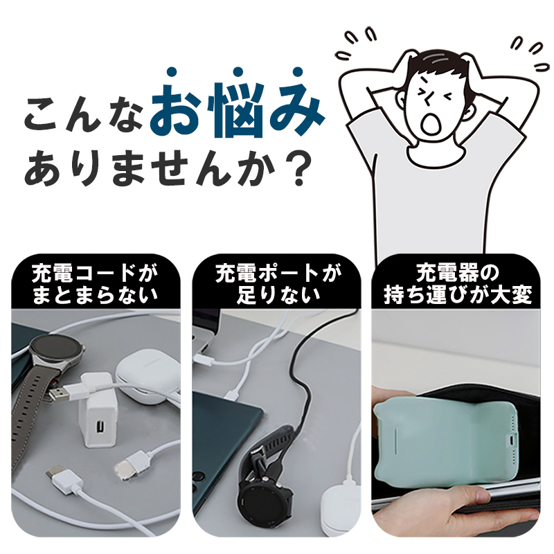 ワイヤレス充電器 magsafe充電器 マグセーフ iPhone マグネット式 スタンド 3in1 15w AirPods Apple Watch 対応 HT552 置くだけ 関連画像1