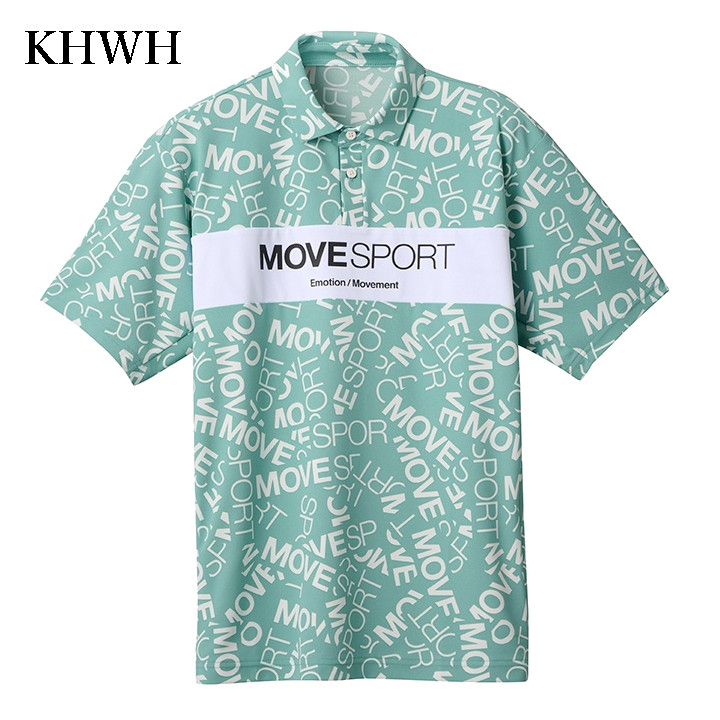 DESCENTE（デサント） SUNSCREEN ミニ鹿の子 総柄グラフィック