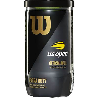 ウイルソン 硬式テニスボール USオープン・エクストラ・デューティ(US Open Extra Duty)wrt1000j 2球入 1缶 テニス ボール