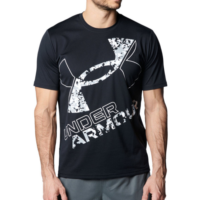 UNDER ARMOUR Tシャツ XL 黒・ セットアップネイビー　 夏用 アンダーアーマー（UNDER ARMOUR）（メンズ）テック