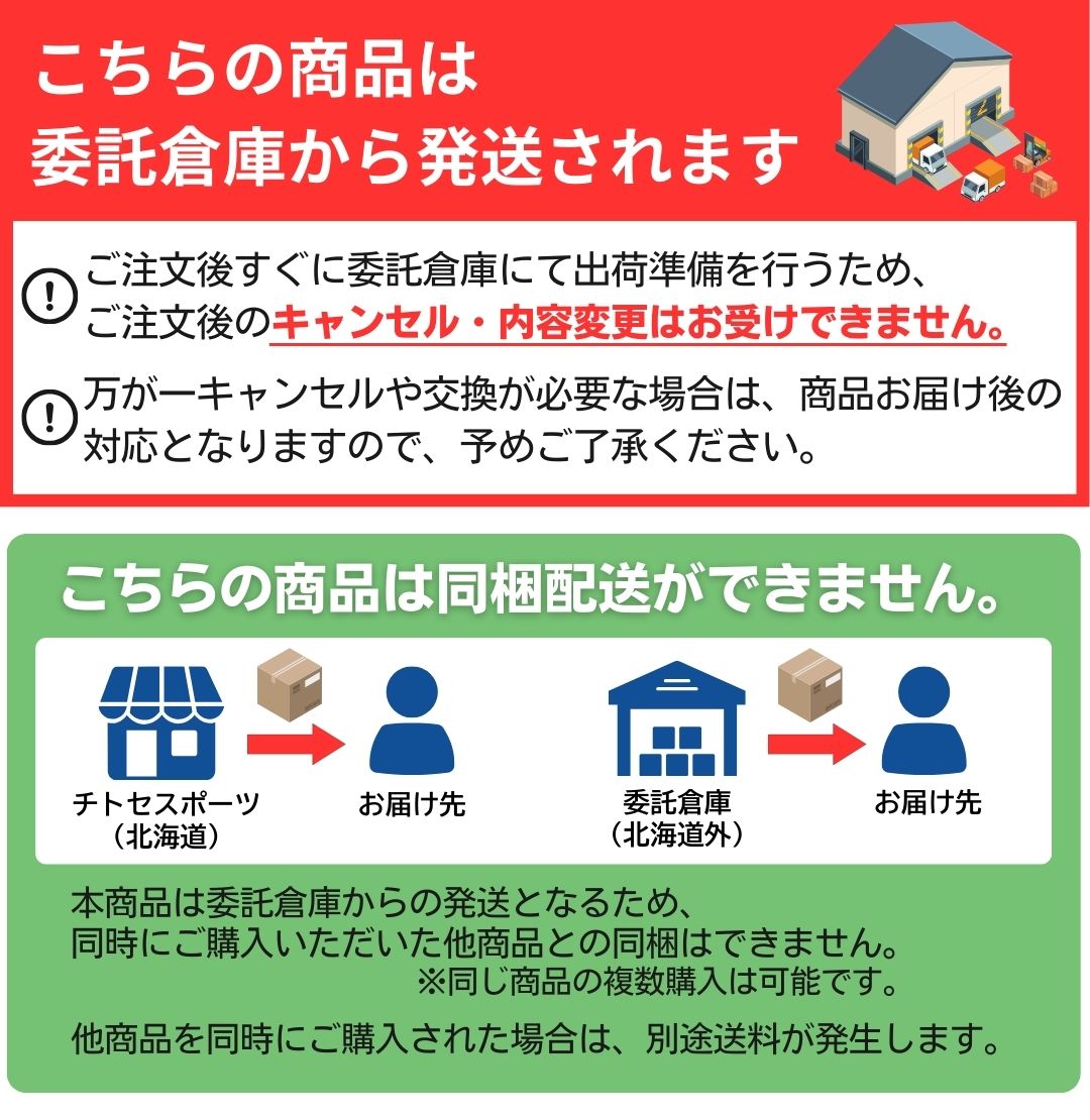 こちらの商品は北海道外の委託倉庫から発送されます