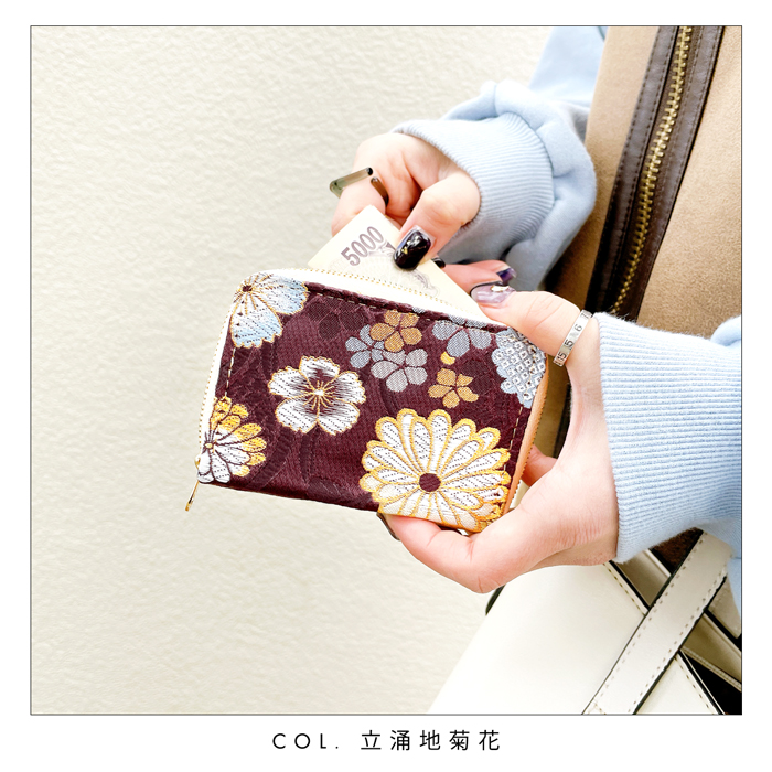ミニ財布 財布 西陣織 明 金襴 ミニウォレット サイフ さいふ