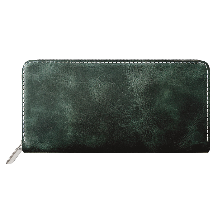 蛇腹 カードポケット付き 長財布 本革 牛革 財布 ジェントルマン