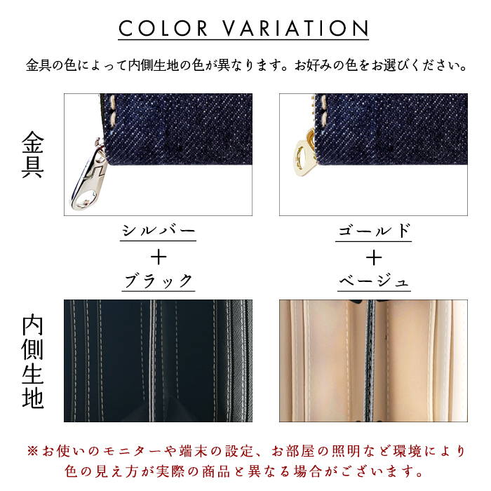財布 ミニ財布 児島デニム コインケース コンパクト ラウンド