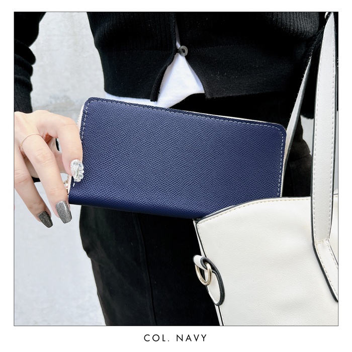 長財布 本革 メンズ レディース ワープロラッ...の詳細画像2