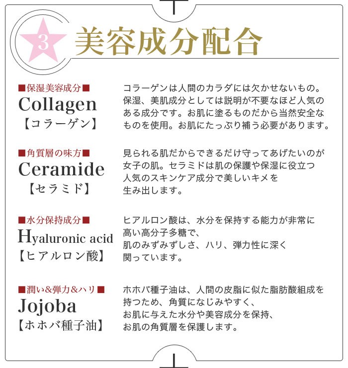 BibeeeeE!（バイビー）スプラッシュスキニージェル 美容成分配合