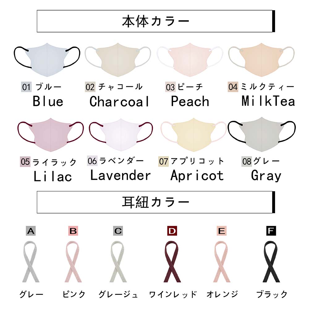 20枚組】BlcolorMask 今話題 バイカラー 3D マスク スッキリ 小顔