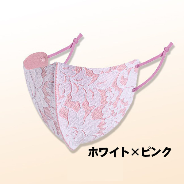 新作 レース 耳ひも調節可能 防寒 防塵 マスク おしゃれ 花柄 大人用