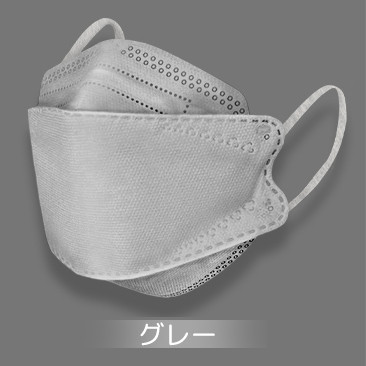40枚入(日本製）バイカラー 立体 マスク JN95 KF94 3D マスク 不織布 大人用 小さめ 息しやすい カラー 血色マスク おしゃれ 異色耳紐 高密度フィルター｜cho-kirei｜05