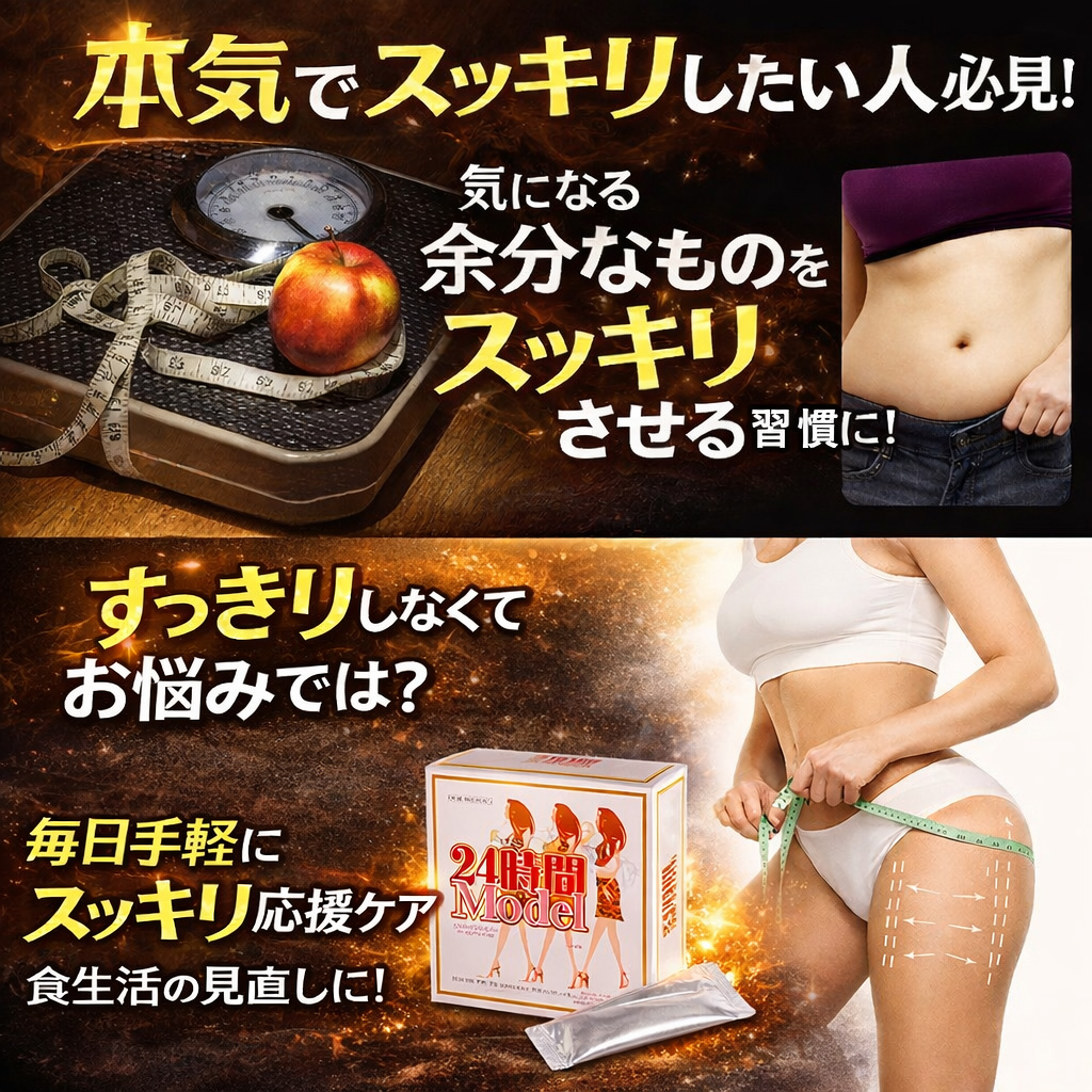 24時間モデル【短期集中 本気 ダイエットサプリ本気 メラメラ 生酵素