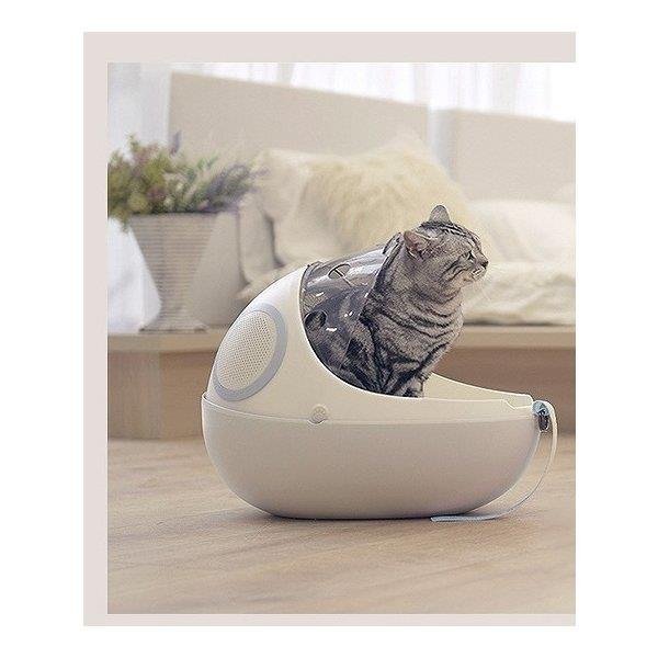 ペット キャリー ケース 犬 キャリーケース 猫 キャリーバッグ ケージ リュックキャリー リュックタイプ 卵型 透明 ホワイト グレー toy トイ キャリーバッグ ペット用品