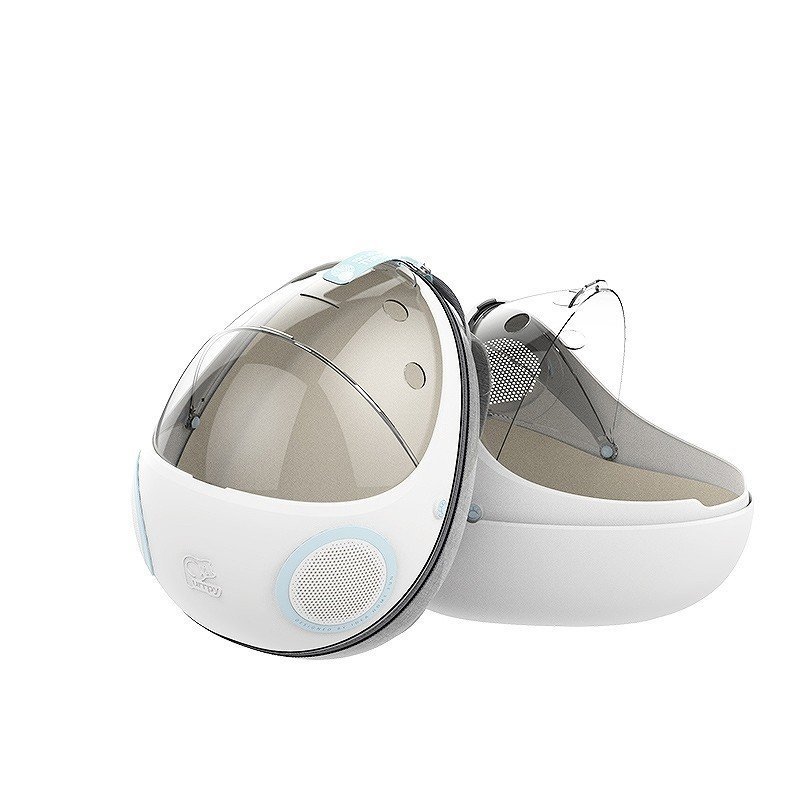 ペット キャリー ケース 犬 キャリーケース 猫 キャリーバッグ ケージ リュックキャリー リュックタイプ 卵型 透明 ホワイト グレー toy トイ キャリーバッグ ペット用品