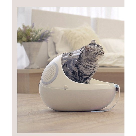 ペット キャリー ケース 犬 キャリーケース 猫 キャリーバッグ ケージ リュックキャリー リュックタイプ 卵型 透明 ホワイト グレー toy トイ キャリーバッグ ペット用品