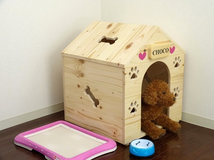 おやすみハウスm 三角屋根タイプ 犬用 犬小屋 カントリー家具 犬