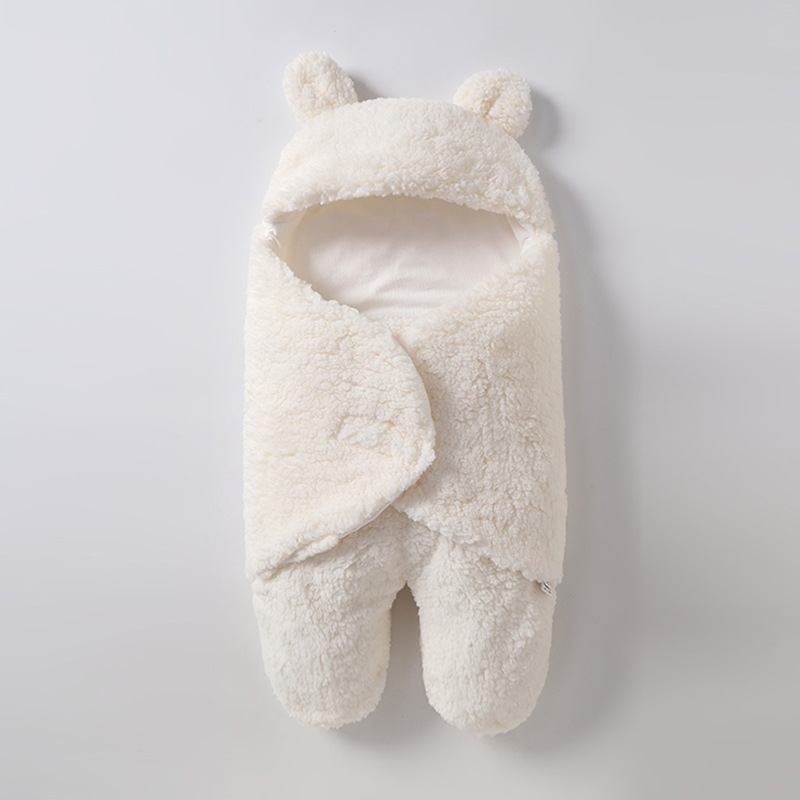 おくるみ 新生児 冬 ベビーおくるみ 足付き ベビー服 赤ちゃん 寝袋 新生児着ぐるみ ブランケット ベビーベッド 無地 熊 出産祝い 記念撮影 可愛い  :EE1:chocooto - 通販 - Yahoo!ショッピング