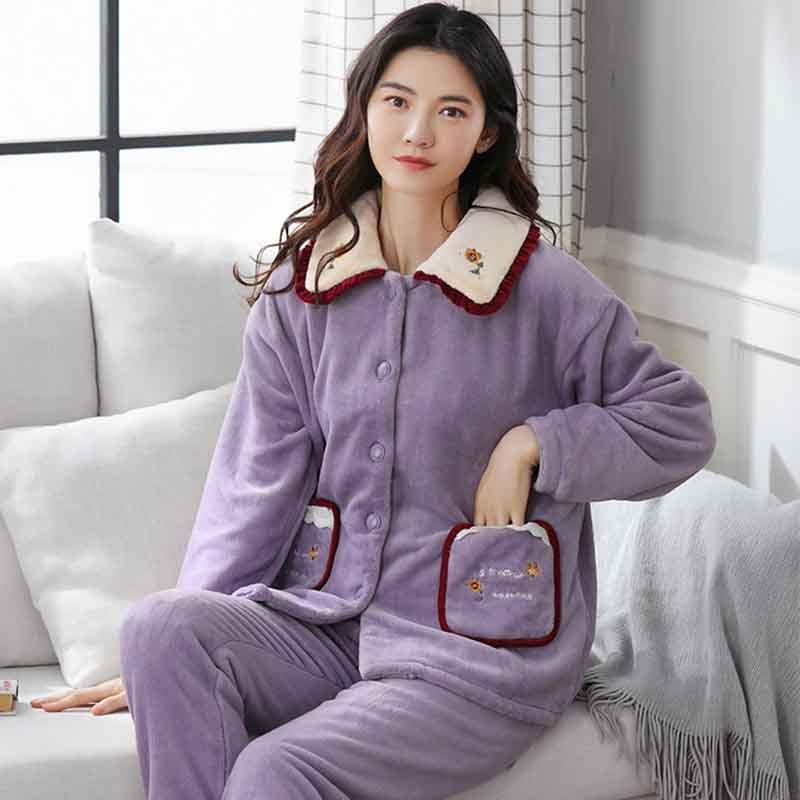 ルームウェア 上下セット 冬 パジャマ レディース 長袖 もこもこ 2点セット 冬 パジャマ かわいい 暖かい 寝巻き 部屋着 ホームウェア 送料無料 Fuhjshuiyi 服屋123 通販 テレタビーズ ワンピース パジャマ レディース ホームウェア メンズ レディース 厚めの