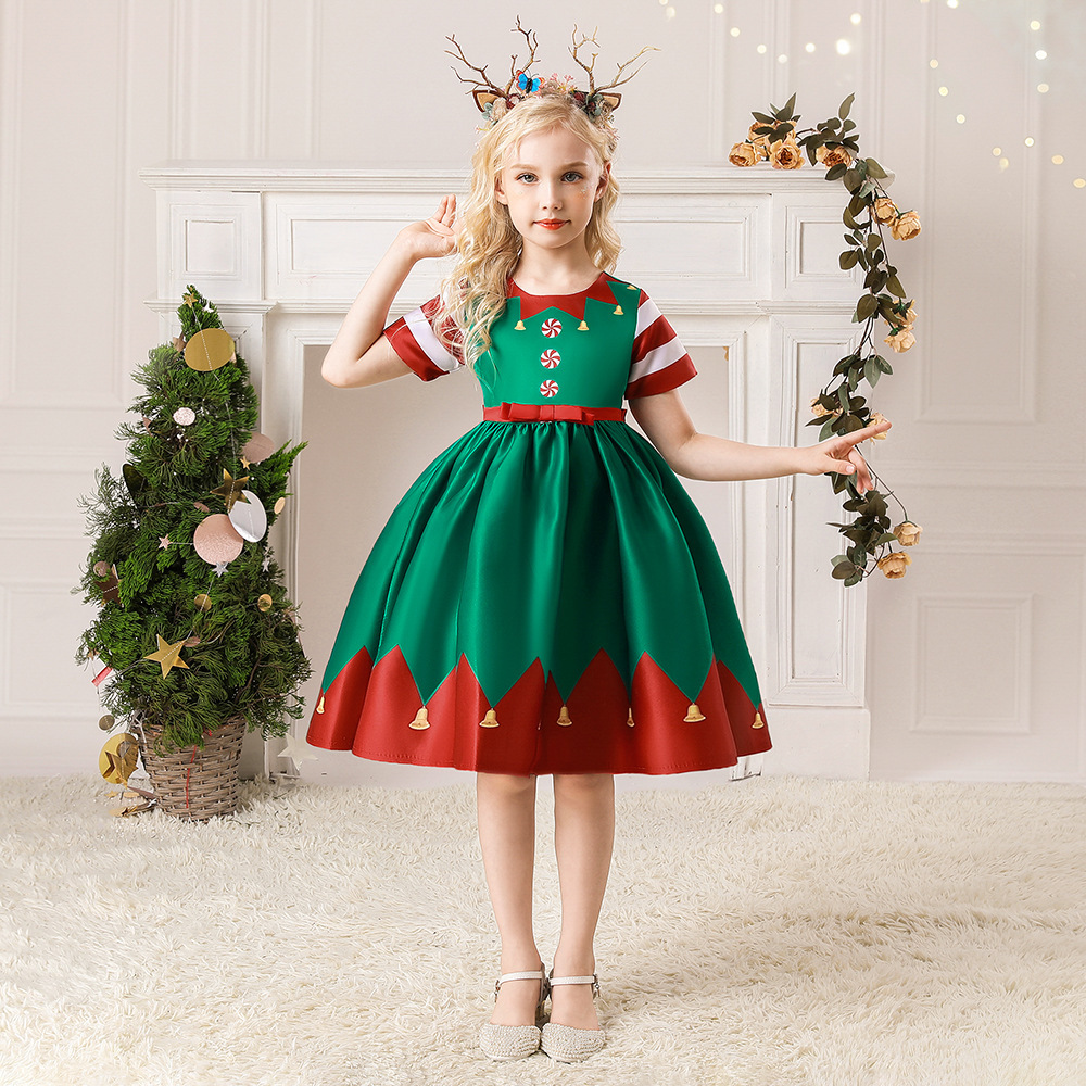 クリスマス コスプレドレス キッズ 子供 プリンセス コスチューム お姫様 コス コスプレ 子ども 仮装 発表会 衣装 女の子 誕生日パーティードレス おしゃれ Lf105 Chocooto 通販 Yahoo ショッピング