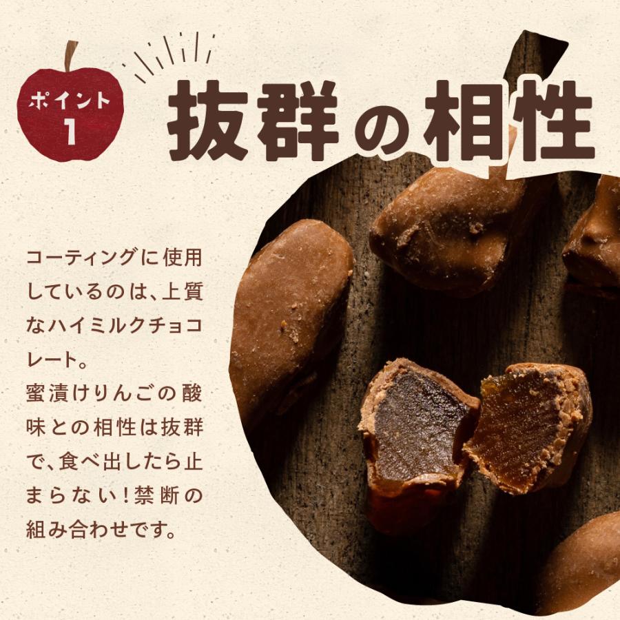 アップルチョコレート ミルク 200g りんご フルーツチョコ 業務用 母の日｜chocoru｜07