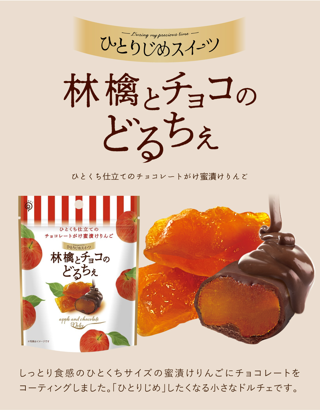 栄光堂 ひとりじめスイーツ 林檎とチョコのどるちぇ アップル