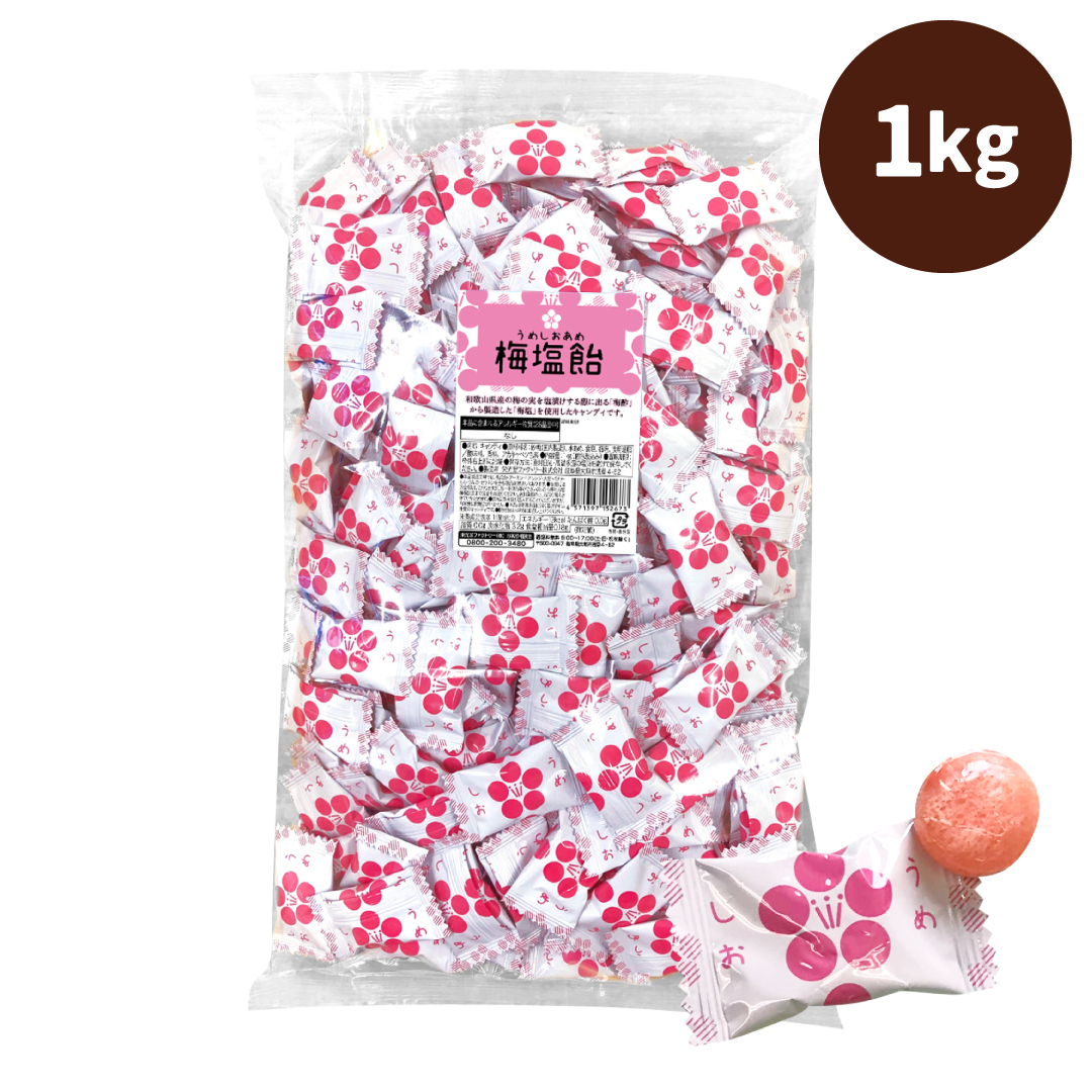 栄光堂 塩飴 業務用 1kg 梅味 塩分補給 熱中症対策 : チョコレート工房