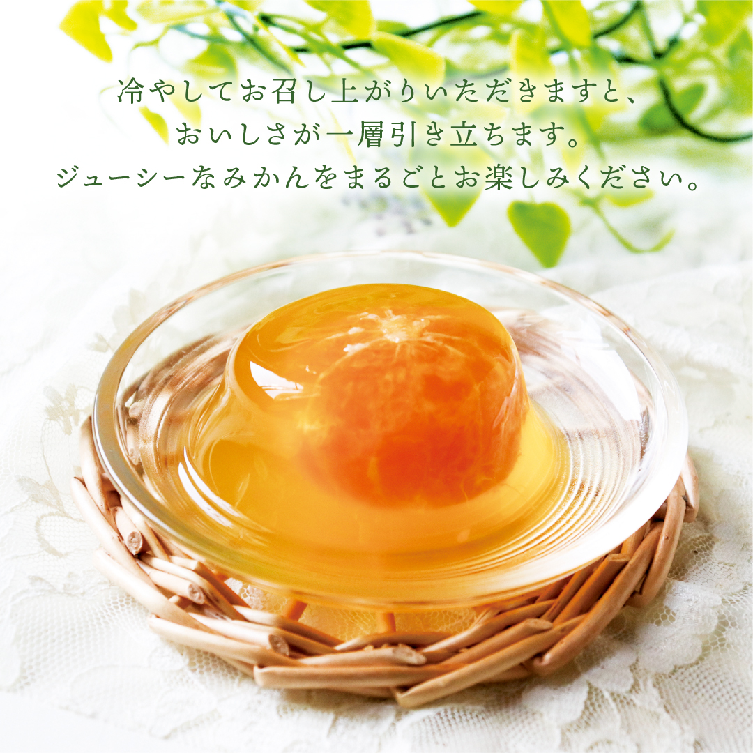 果実溢福 まるごとみかんゼリー 3個入 温州みかん フルーツゼリー | 栄光堂 | 04