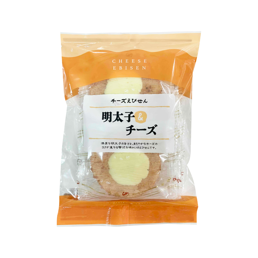 チーズえびせん 明太子＆チーズ イカスミ＆うにチーズ 海老せんべい 個包装 |  | 01